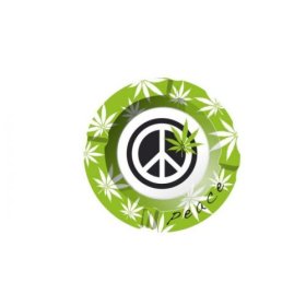Ashtray Metal - Peace