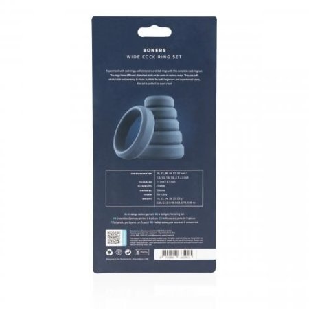 (image pour) Boners 6-Piece Cockring Set