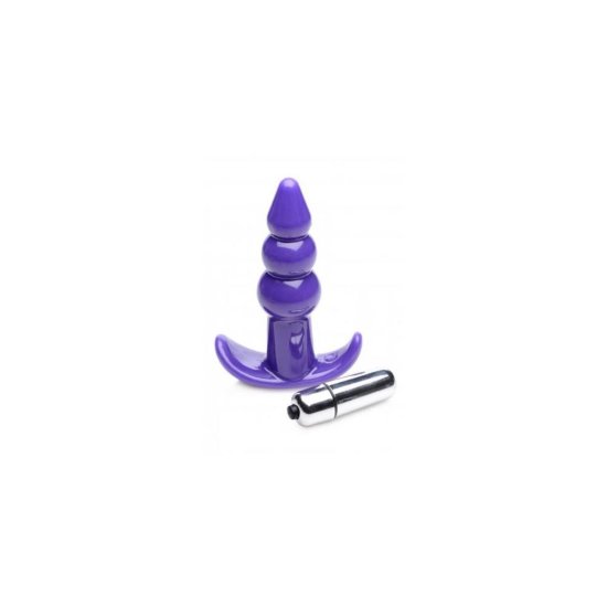 (image for) Bubbling Vibrating Anal Plug With Ribs