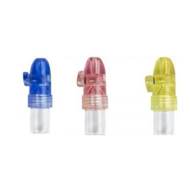 Bullet colored clear plastic