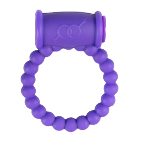 Cockring With Vibrator - Purple
