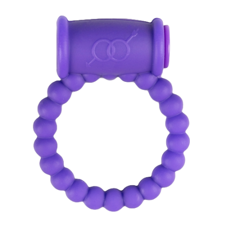 (image for) Cockring With Vibrator - Purple