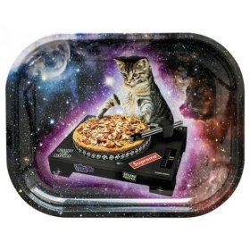 DJ Cat Metal Tray