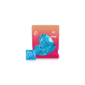 EasyGlide - Ribs and Dots Condoms - 40 pieces