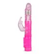 (image for) EasyToys Thrusting Rabbit Vibrator - Pink