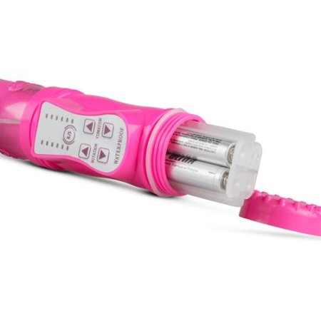 (image for) EasyToys Thrusting Rabbit Vibrator - Pink