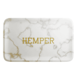 Hemper Luxury Marble White/Gold Rolling Platform