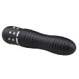 (image for) Mini Vibrator Ribbed - Black