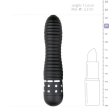 (image for) Mini Vibrator Ribbed - Black