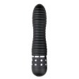 (image for) Mini Vibrator Ribbed - Black