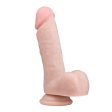 (image for) Realistic Dildo With Scrotum - 17.5 cm