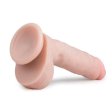 (image for) Realistic Dildo With Scrotum - 22.5 cm white