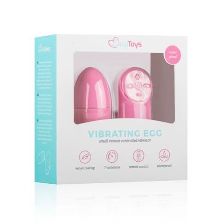 (image for) Vibrating Egg Pink - EasyToys