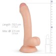 (image for) Vince Realistic Dildo With Scrotum - 13.5 cm