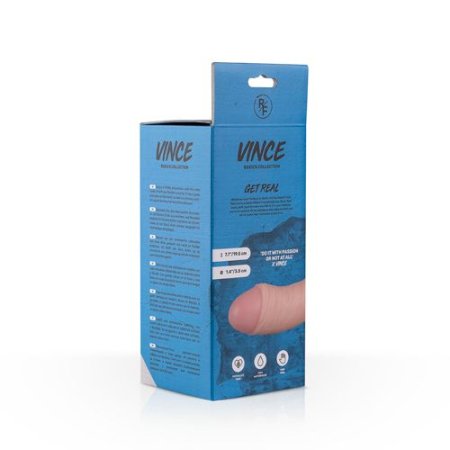 (image for) Vince Realistic Dildo With Scrotum - 13.5 cm