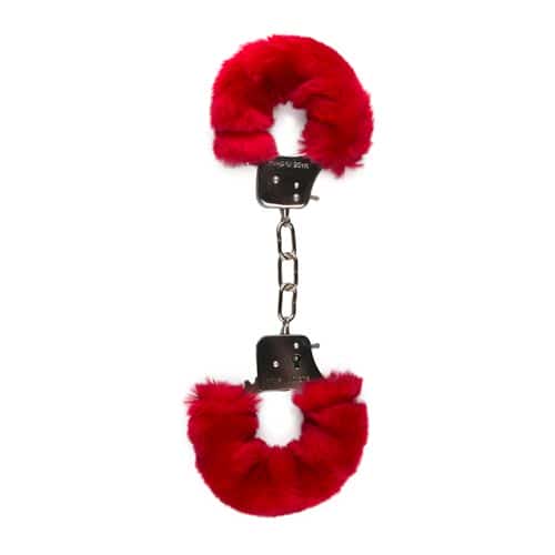 (image for) Furry handcuffs - red