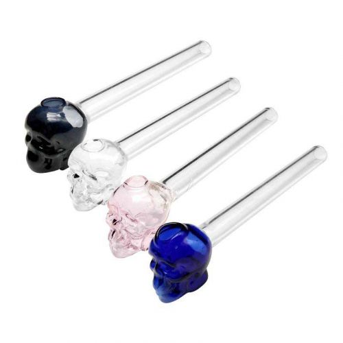 (image for) Glass Pipe Oil Burner Skull