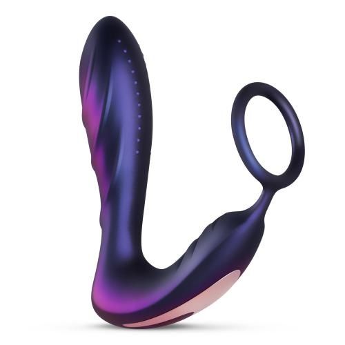 (image for) Hueman Black Hole Anal Vibrator With Cockring